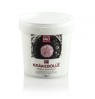 North Sea Salt Works, KRÅKEBOLLE feines Meersalz, aus Norwegen, 1 kg