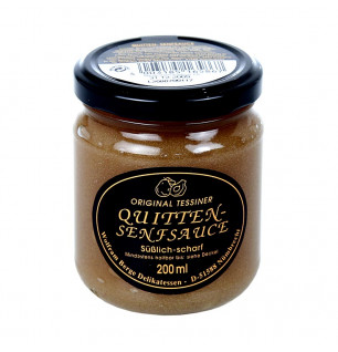 Original Tessiner Quitten-Senf-Sauce, Wolfram Berge, 200 ml