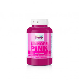 ColourFood Lebensmittelfarbe - Einhorn Pink, Pulver, fettlöslich, vegan, 120 g