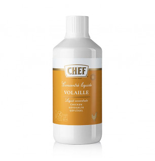 CHEF Premium Konzentrat - Geflügelfond, flüssig, für ca.34 Liter, 1 l