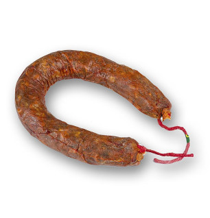 Chorizo Heradura Picante, hufeisenförmig, vom Iberico Schwein, ca.250 g