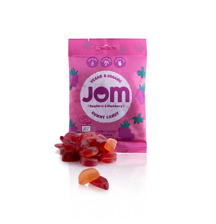 JOM - Raspberry & Blackberry Gummy Candy, vegan, BIO, 70 g