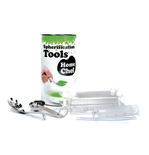 Kaviar Werkzeug Set von Home Chef / spherification kit tools