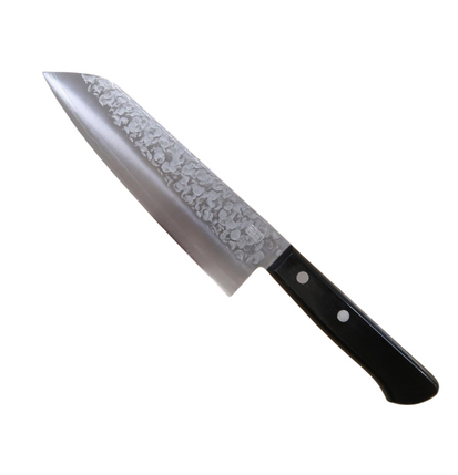 Originales Japanisches Santoku Messer von Takamura, zweischneidig, 17cm