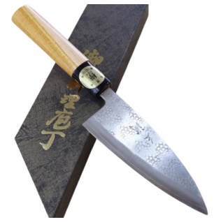 Ajikiri Messer aus Ginsan Stahl 10.5cm