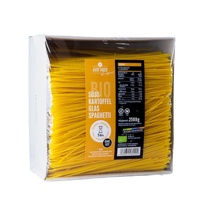 Just Taste - Gelbe Süsskartoffel Glasnudel Spaghetti 2,5kg
