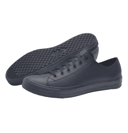 SFC Delray - rutschfeste Arbeitsschuhe mit schwarzem Leder / Safety Shoes / Sicherheitsschuhe