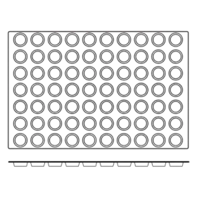 Silikomart SQ50 - Florentines Backform