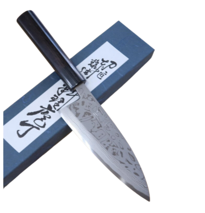 Japanisches Deba Damastmesser / Japanese Deba Knife Damascus shirogami
