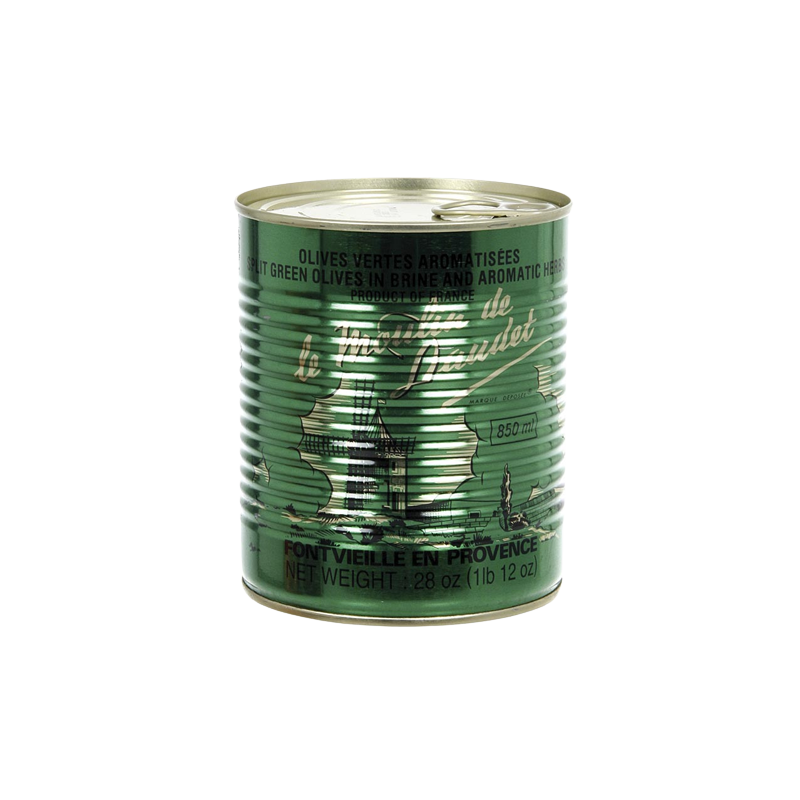 Grüne Oliven, mit Kräutern der Provence, 800g | Chefstore.ch