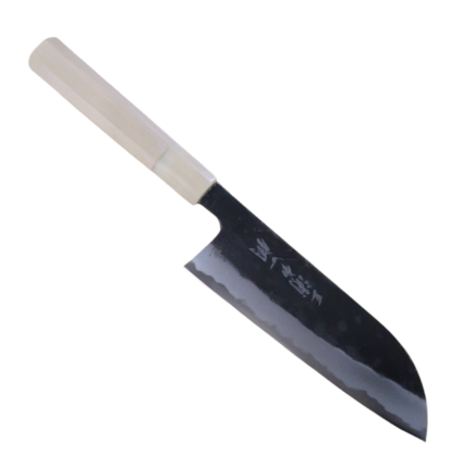 faca japonesa santoku / white steel no1 black finished Knive Japanese / Japanisches Messer weisser Stahl