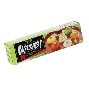 Wasabi - Grüne Meerrettich-Paste, feinkörnig, mit echtem Wasabi, 43 g