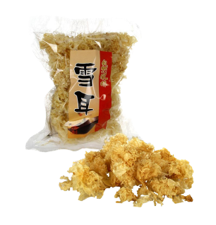 White Fungus - Silberohr, krauser weißer Asiapilz, getrocknet, 100 g