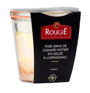 Rougié -  Foie Gras de Canard Entier en Gelée à l'Armagnac 180g