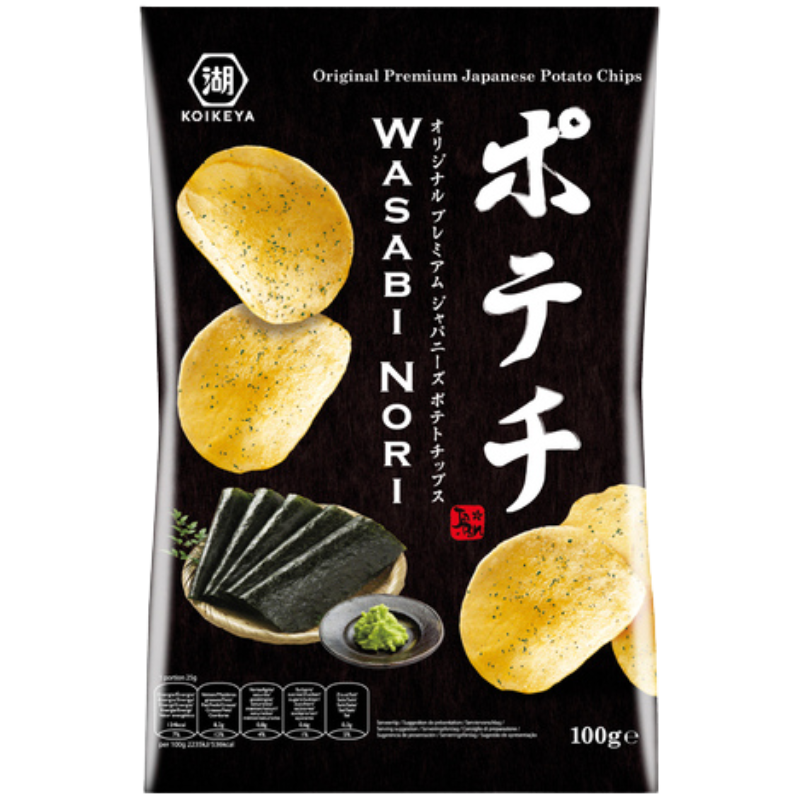 Koikeya Chips mit Wasabi Geschmack 100g