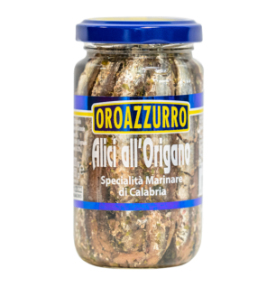 Oroazzurro Alici all' Origano 150g, Anchovy's mit Oregano in nativem Olivenöl & Meersalz