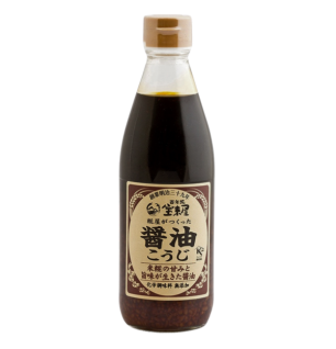Sojasauce mit Koji 340ml, süsse, sehr nach Umami schmeckende Soja Sauce