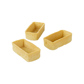 Snack-Tartelettes - Filigrano, rechteckig, 5,3x2,6cm, H 17mm, 150St