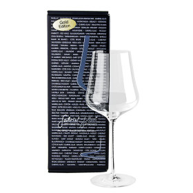 GABRIEL-GLAS - GOLD-Edition - 1 Weinglas im Geschenkkarton, mundgeblasen, 510ml