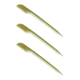 Bambus-Spiesse mit Blattende 12cm, 100 St