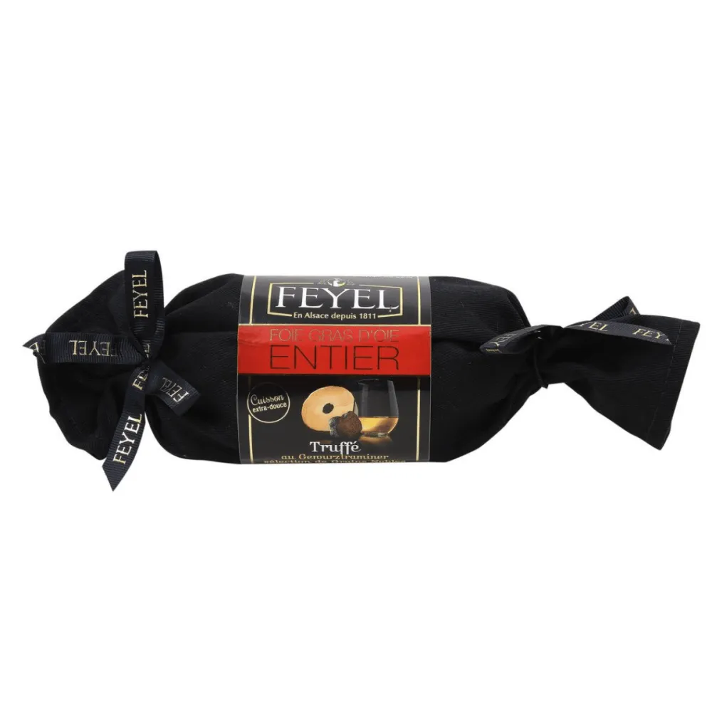Foie Gras Gänsestopfleberblock mit Trüffel Feyel 220g | Gourmet
