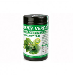 Menta Verde, Minze Pulver Aroma, grün / Green Peppermint Natural Extract powder, 500g