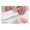 Silikomart Glaceform / Eis am Stiel Gel03M mini Herz