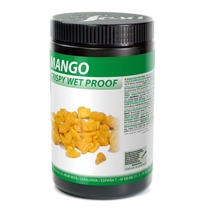 Sosa Crispy Wet Proof Mango,  Kakaobutter ummantelt, Freeze Dried Mango, 400g