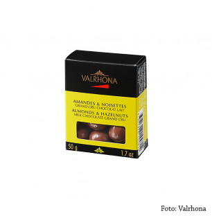 Valrhona Equinoxe Kugeln - Mandeln/Haselnüsse, 50g | CHEFSTORE.CH