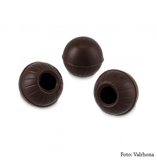 Trüffel-Hohlkugeln, Zartbitterschokolade, Valrhona, 1,3kg | CHEFSTORE.CH