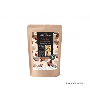 Valrhona Pépites noire, Schokoladen Tropfen, dunkel, Backfest, 250g
