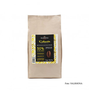 Valrhona Kidavoa Couverture (doppelt fermentiert) 50%, Callets, 3kg