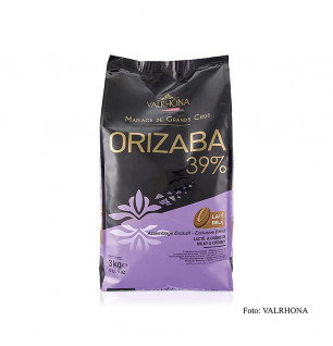 Valrhona Orizaba Lactée "Grand Cru", Vollmich Couverture, Callets, 39% Kakao, 3kg